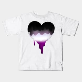 ASEXUAL GRADIENT GREETING CARD Kids T-Shirt